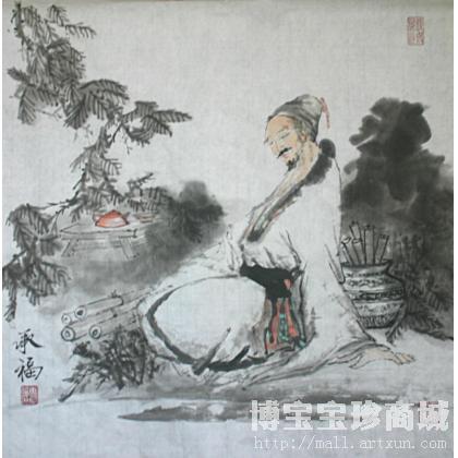 唐承福 高仕图 类别: 国画人物作品