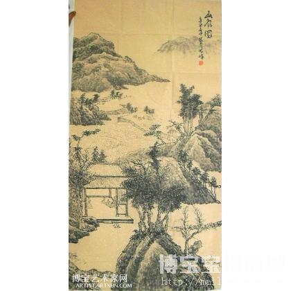 杜好峰 山风图 山水画作品 类别: 国画山水作品