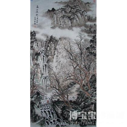 江涛高山流水 类别: 国画山水作品