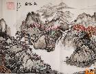 作品130秋瀑图